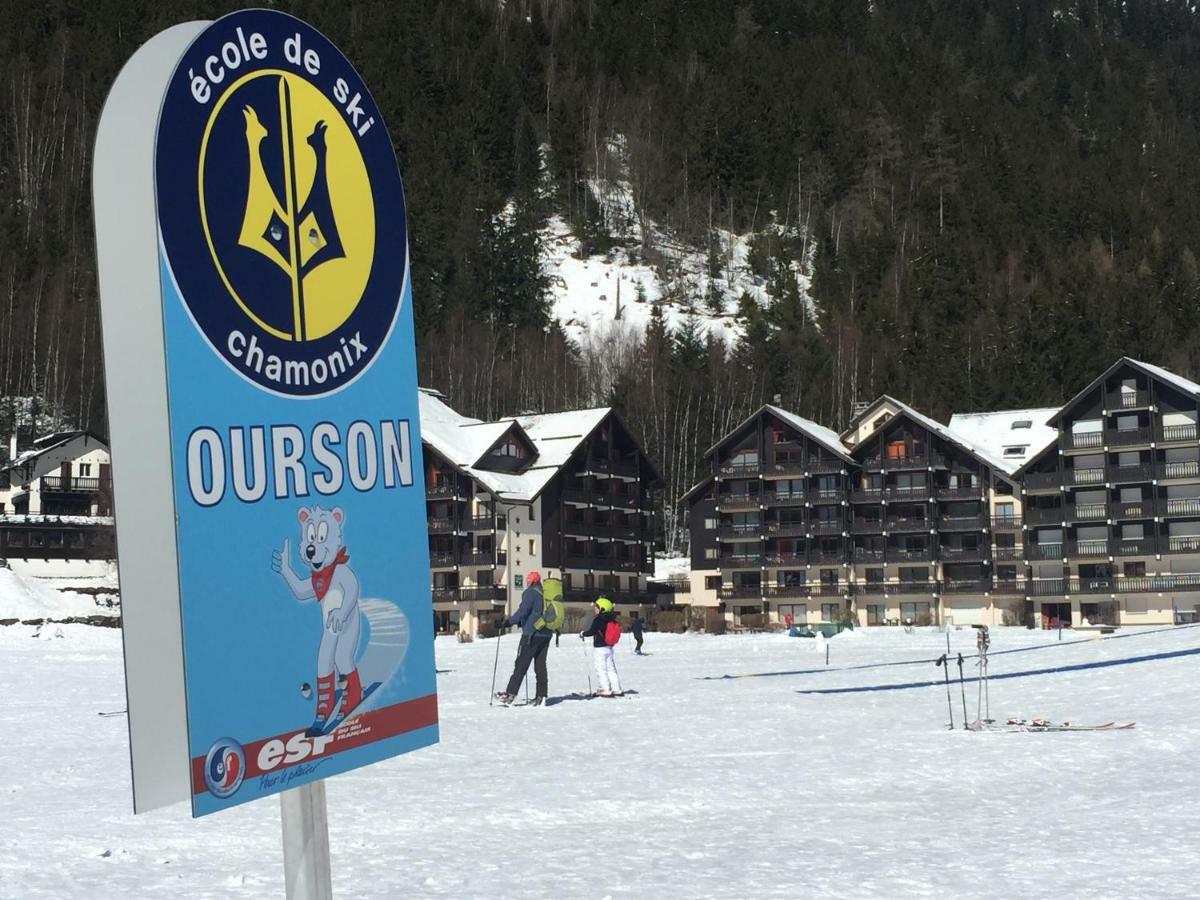 Front Ski Slope Chamonix Apartment Bagian luar foto