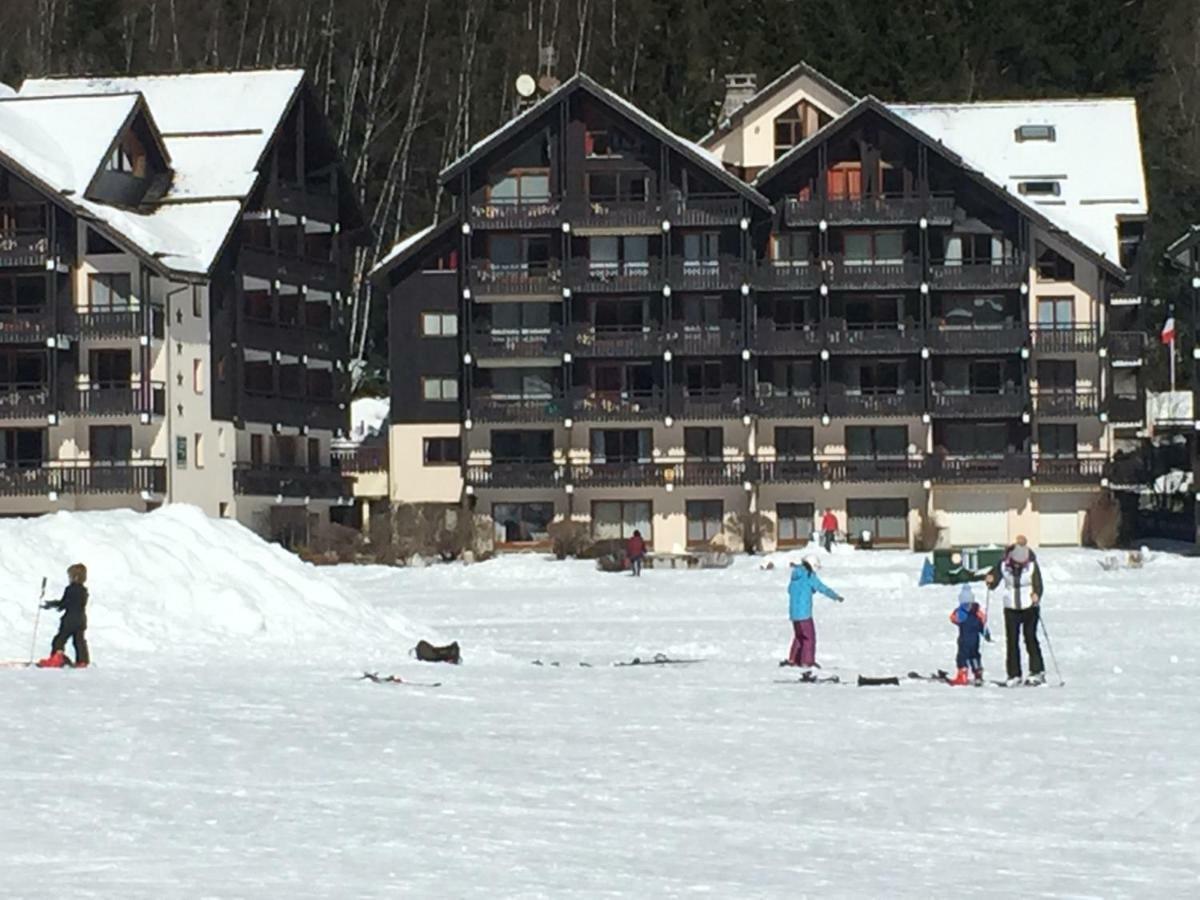 Front Ski Slope Chamonix Apartment Bagian luar foto