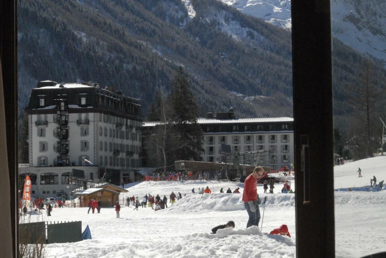 Front Ski Slope Chamonix Apartment Bagian luar foto