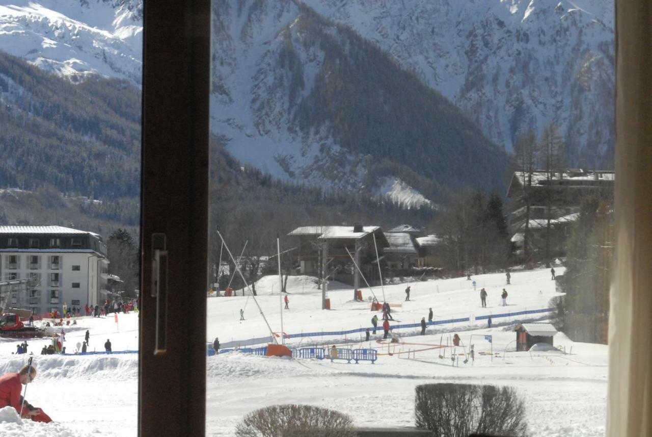 Front Ski Slope Chamonix Apartment Bagian luar foto